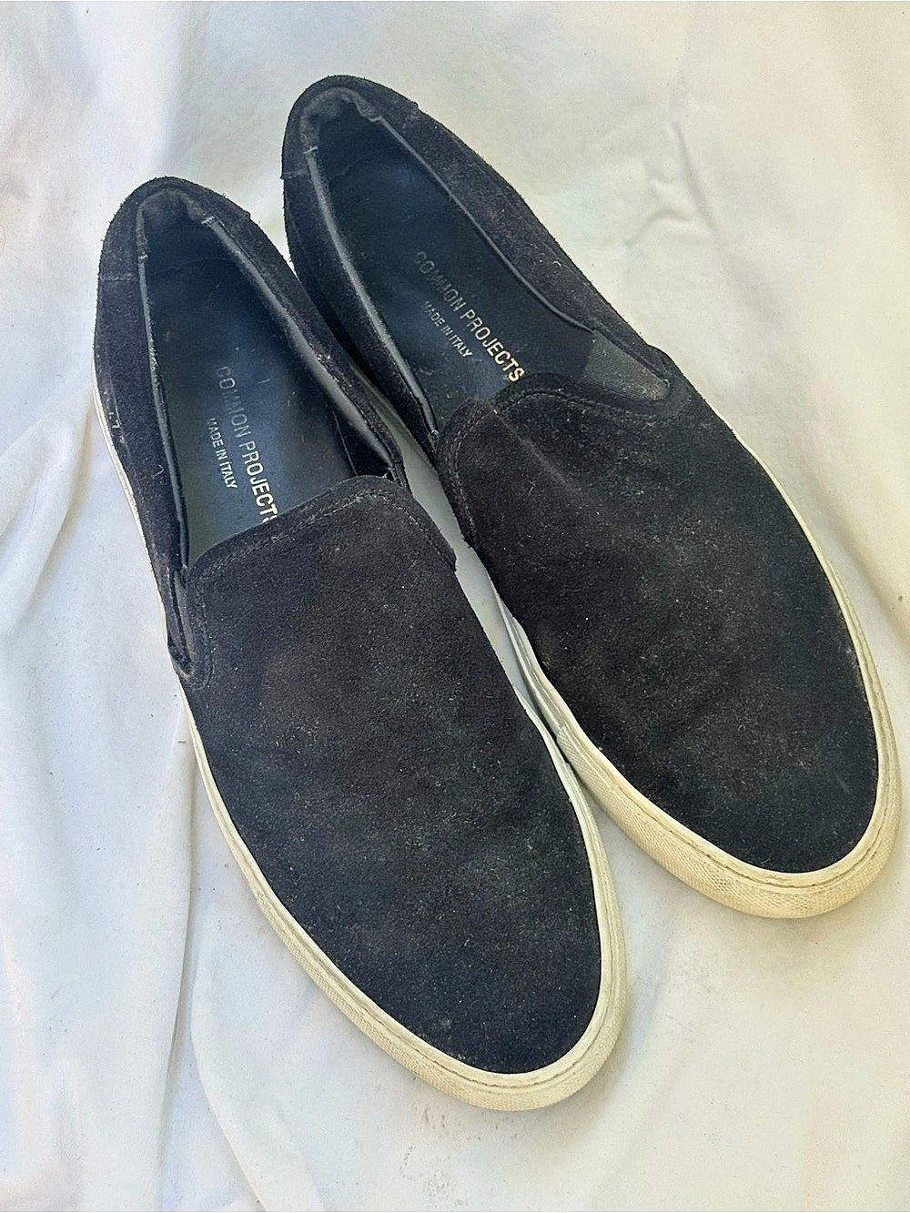 Common Projects Black Slip-On Sneakers